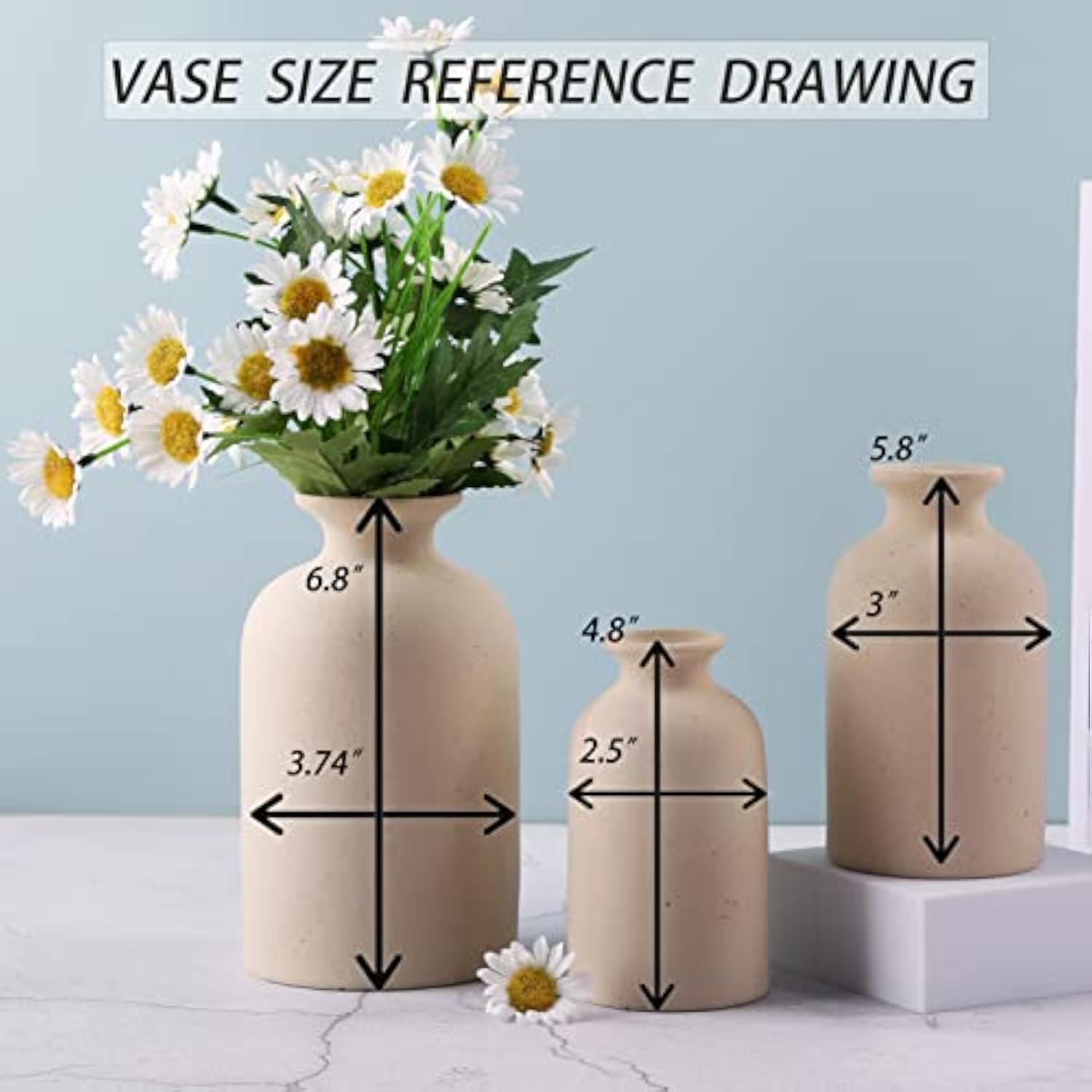 Dry Flower Ceramic Vases