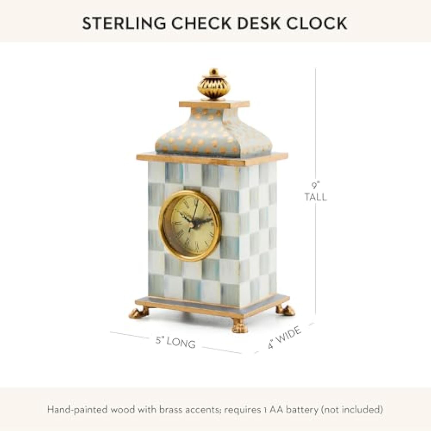 Traditional Decorative Desk Clock