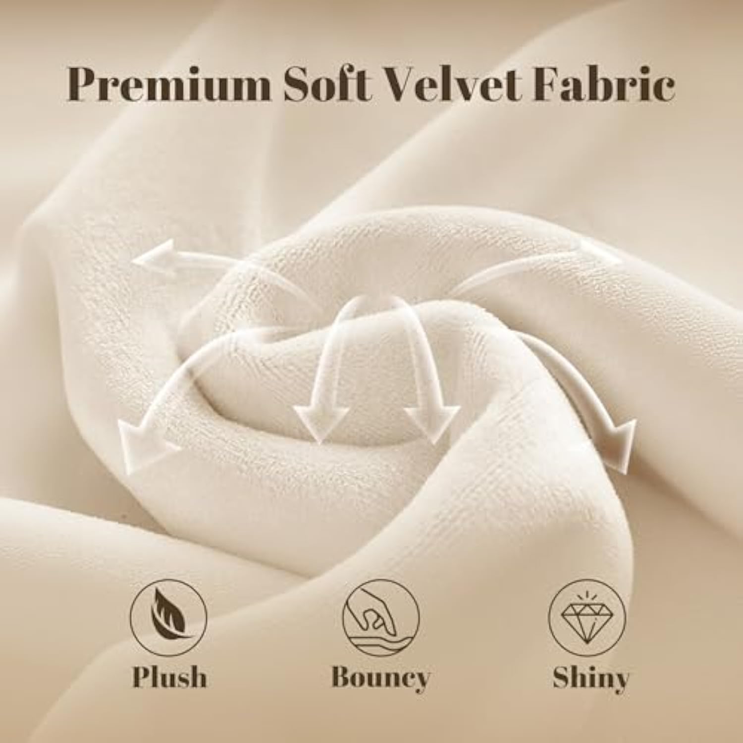 42 Inch Tall Velvet Upholstered Sleigh Bed with Wingback Headboard & Scroll Footboard