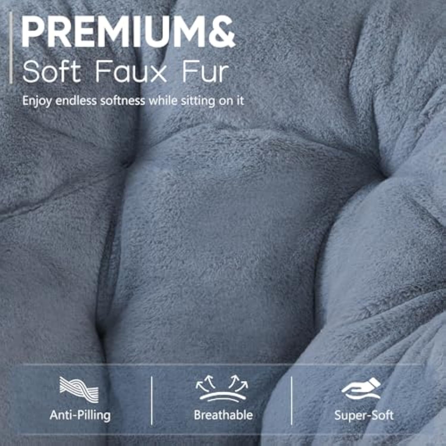 Large Size Foldable Comfy Chair for Adults