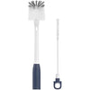 2 in 1 Long Handle Bottle Brush with Straw Brush for Cleaning Glass, Sports Bottle, Coffee Mug