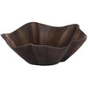 Flutte Scalloped Decorative Metal Serving Bowl