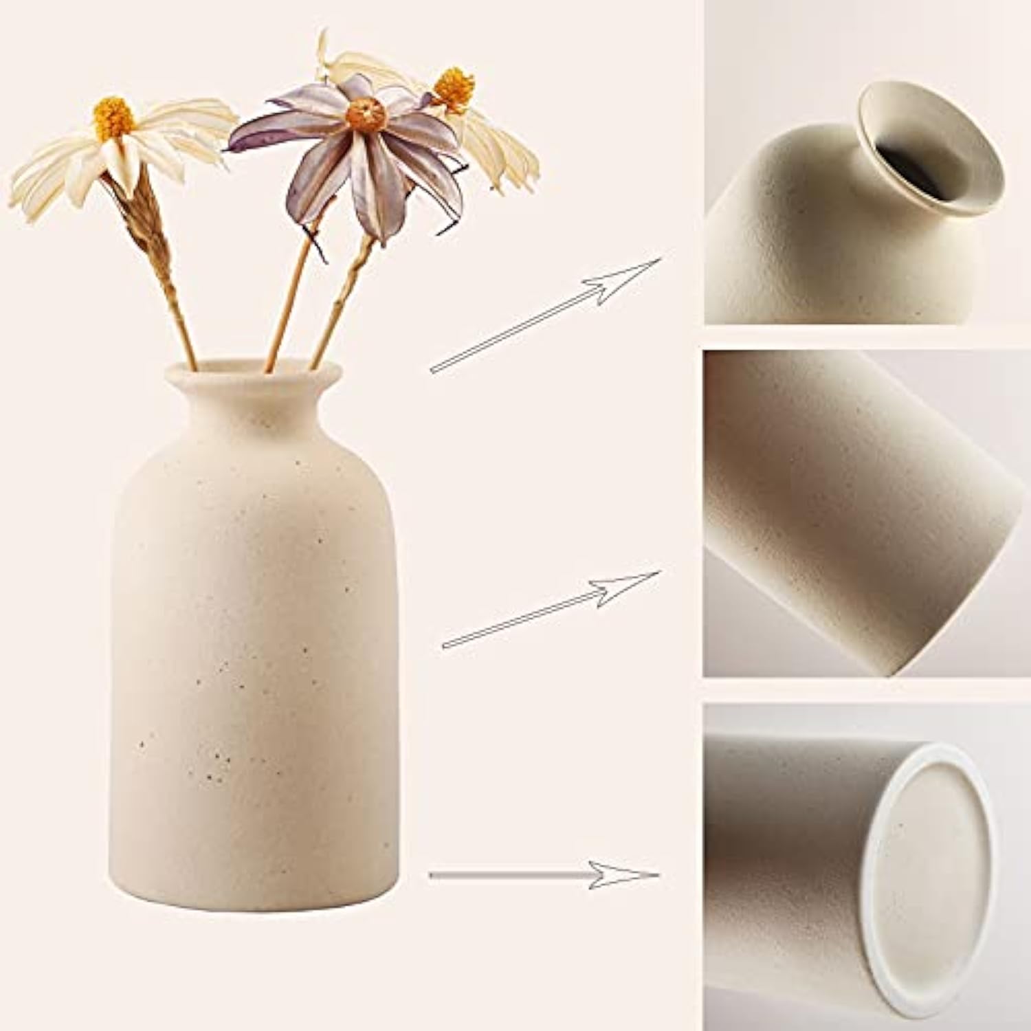 Dry Flower Ceramic Vases