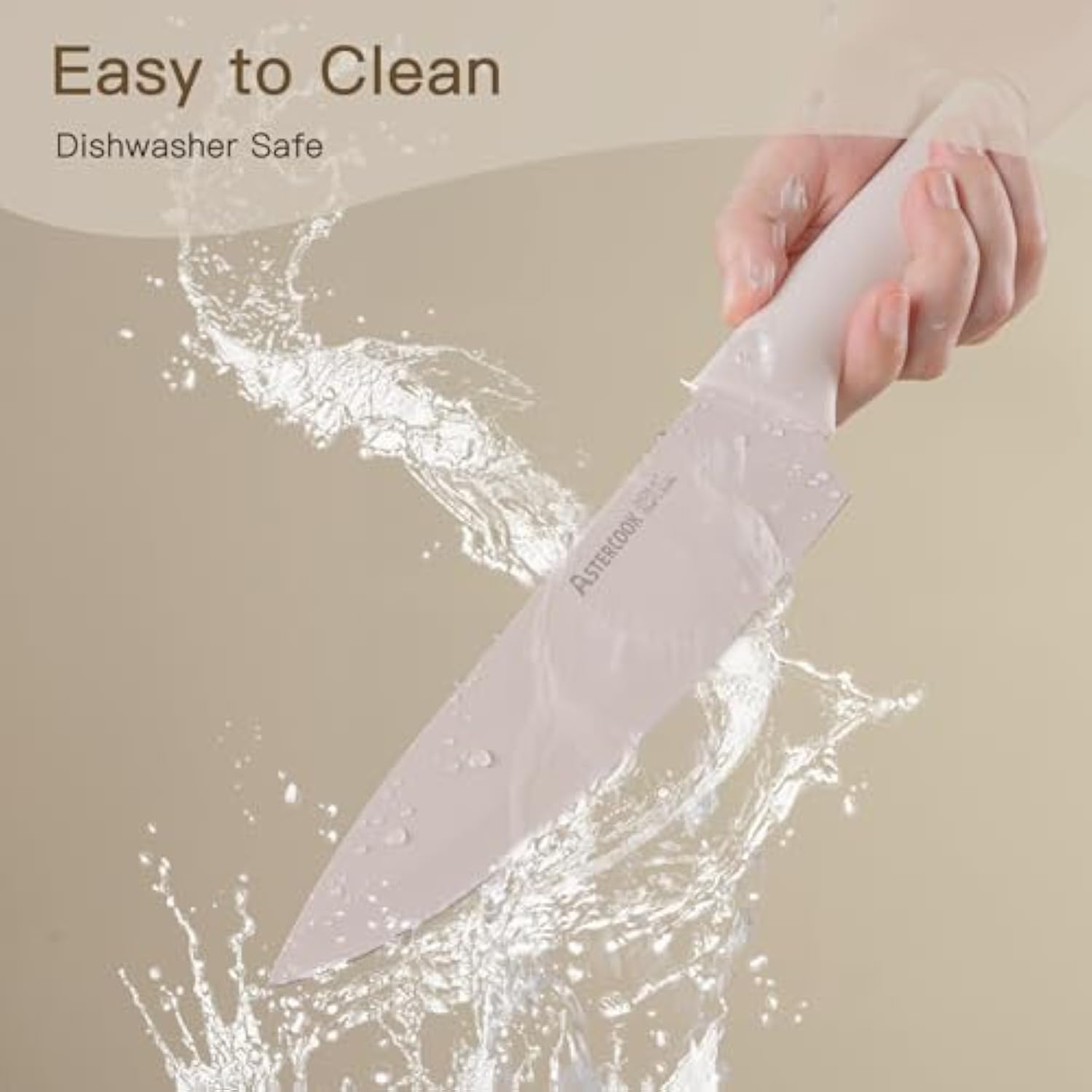 13 Pieces Kitchen Knives Set with Healthy Anti-Rust Coating