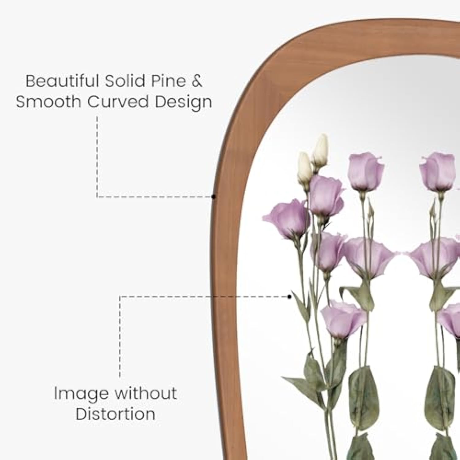 60 Inch H x 22 Inch W Boho Wall Mirrors Decorative for Bedroom, Living Room & Entryway