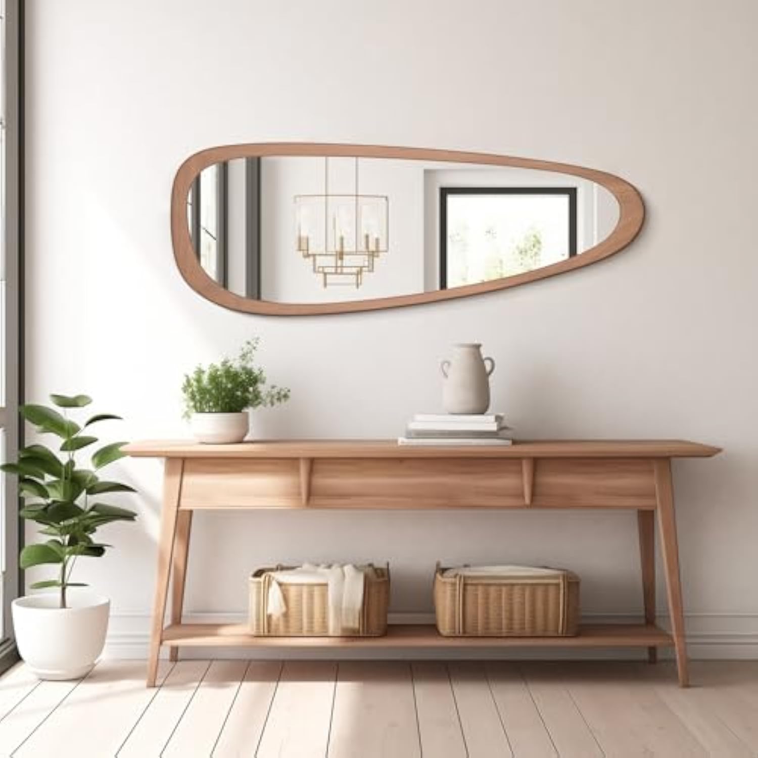 60 Inch H x 22 Inch W Boho Wall Mirrors Decorative for Bedroom, Living Room & Entryway