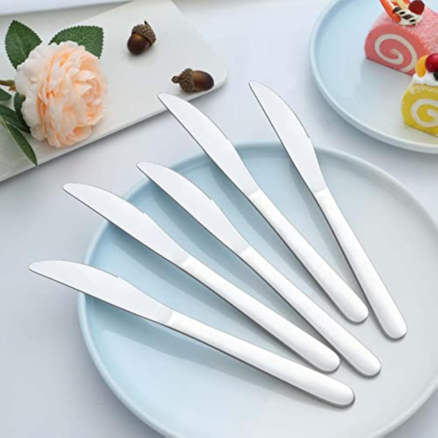 36-Piece Stainless Steel Butter Knives