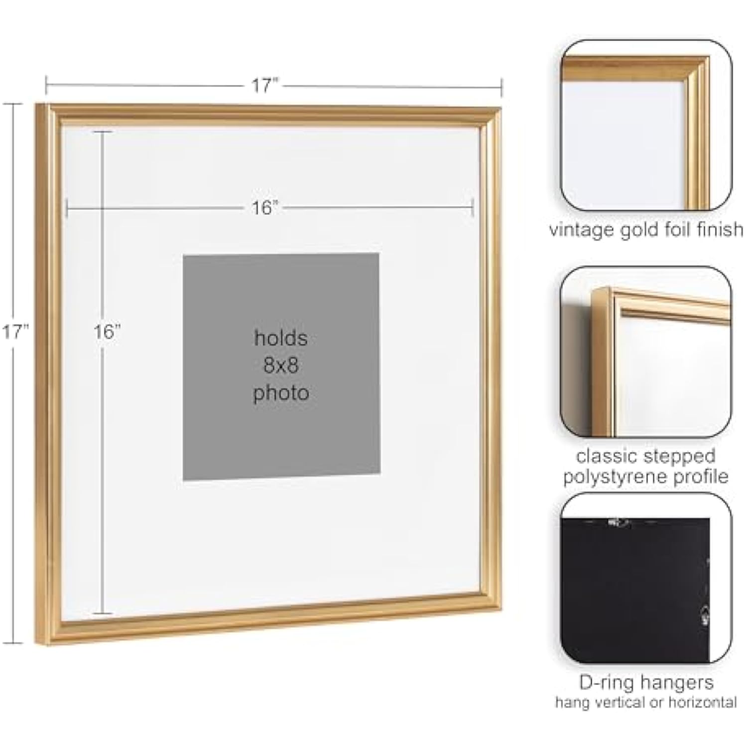 Modern Three-Piece Frame Set for Living Room Wall Decor