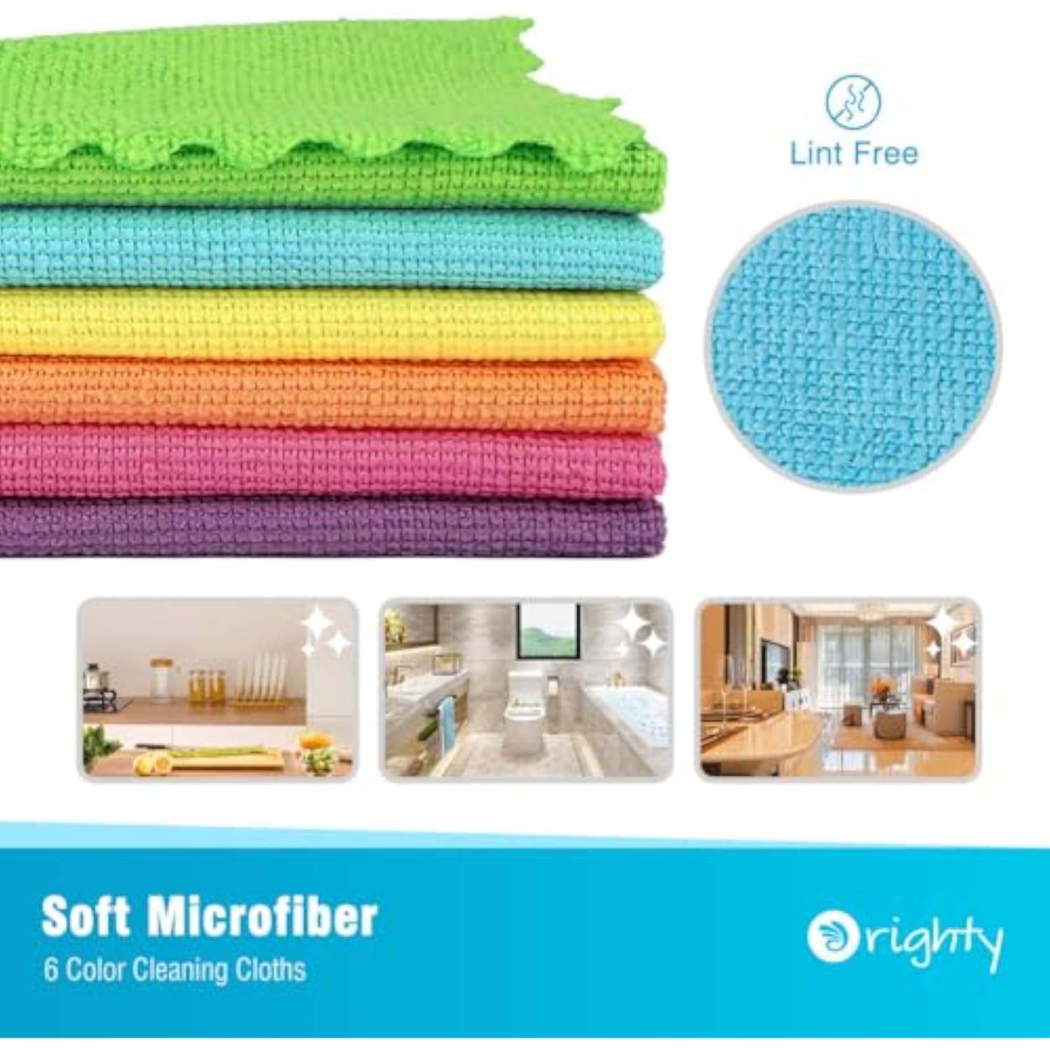 24 Pack Microfiber Cleaning Cloth