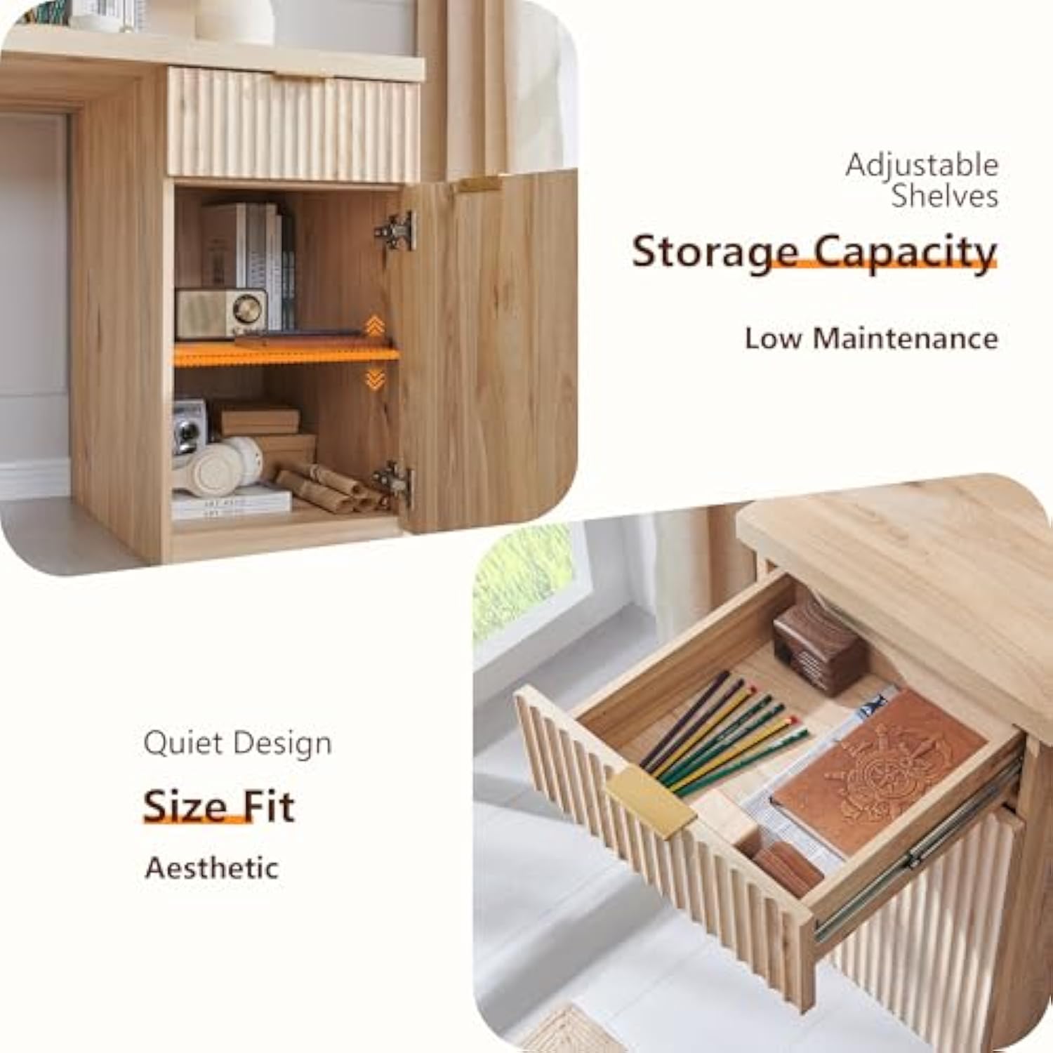 60 Inch Modern Executive Home Office Desk with Storage