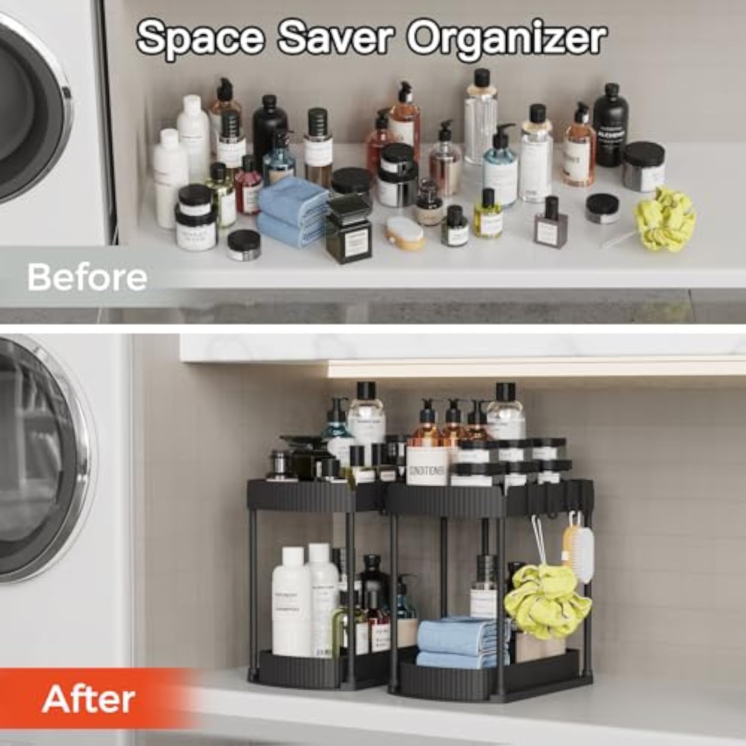 Under Sink/Cabinet Organizers and Storage for Bathroom & Kitchen